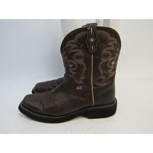 Justin Boots Women's Brown Heeled Boots